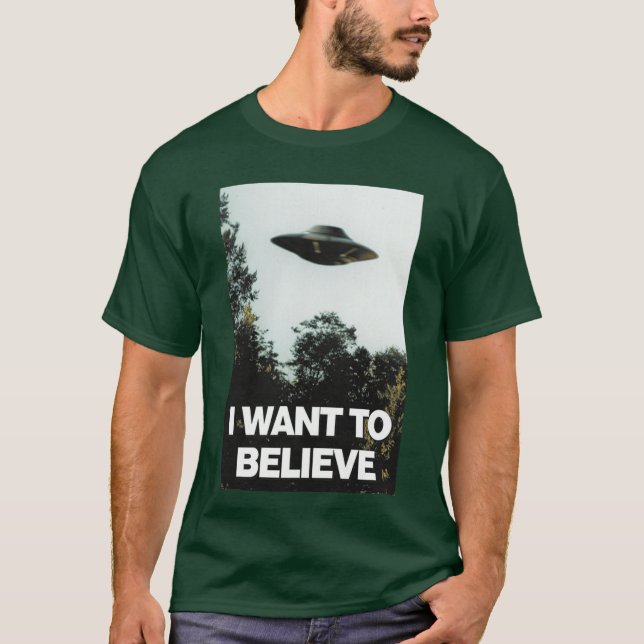 T-shirt Je veux croire drôle (Devant)