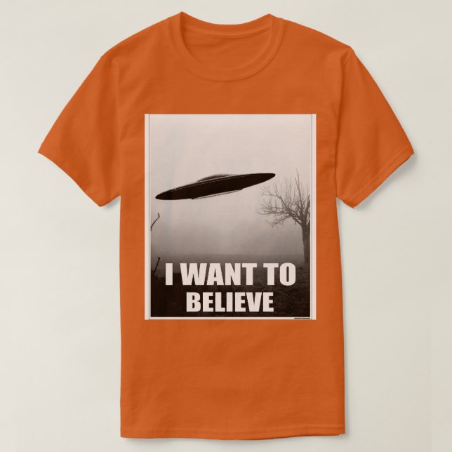 T-shirt Je veux croire en (Design devant)