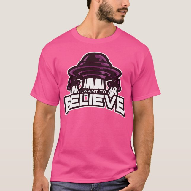 T-shirt Je Veux Croire Le Design (Devant)