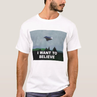 T-shirt Je veux croire le garçon de ballon