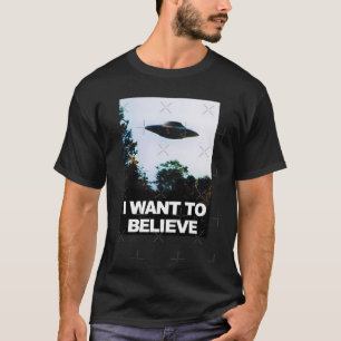 T-shirt Je Veux Croire Ufo Ufo