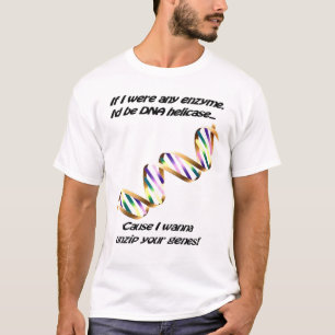 T-shirt Je veux défaire la fermeture éclair de vos gène