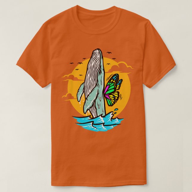 T-shirt Je Veux Des Baleines Libres (Design devant)