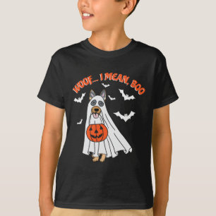 T-shirt Je Veux Dire Boo Drôle Chien Fantôme Halloween Cit