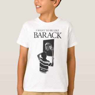 T-shirt Je veux être comme le miroir de Barack