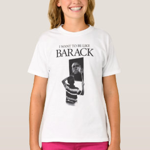 T-shirt Je veux être comme le miroir de Barack