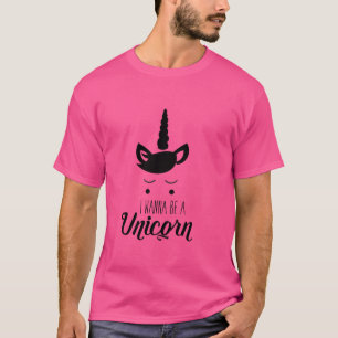T-shirt Je veux être une licorne