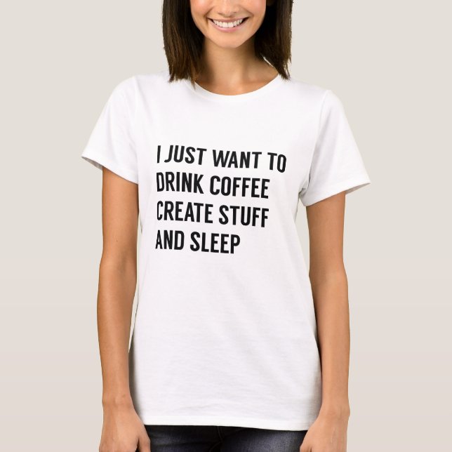 T-shirt Je veux juste (Devant)