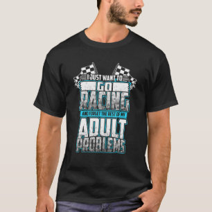 T-shirt Je Veux Juste Aller À La Course Et Oublier Le Rest