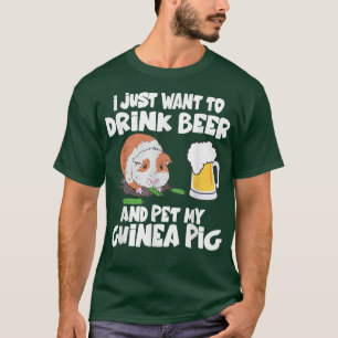 T-shirt Je Veux Juste Boire De La Bière Et Animer Mon Coch