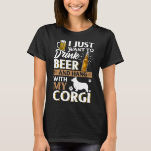 T-shirt Je Veux Juste Boire De La Bière Et Pet Ma Bière Co