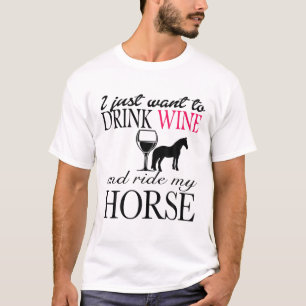 T-shirt Je Veux Juste Boire Du Vin Et Faire Le Tour De Mon