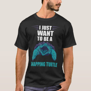 T-shirt Je Veux Juste Être Un Animal De Mer Tour Snapping
