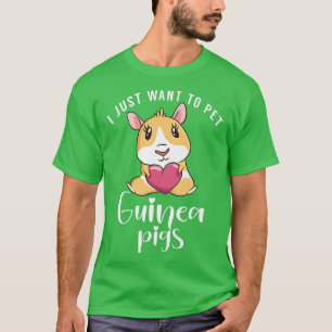 T-shirt Je veux juste faire de la chouette Guinée Pig