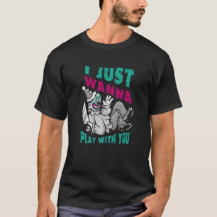 T-shirt Je Veux Juste Jouer Avec Toi Costume Party Clown