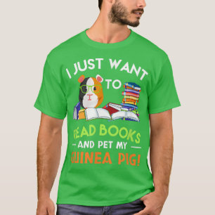 T-shirt Je Veux Juste Lire Des Livres Et Animer Mon Cochon
