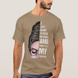 T-shirt Je Veux Juste Lire Mes Livres, Lecteur De Livre De