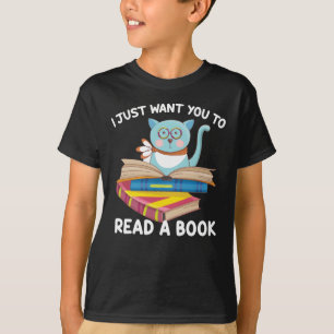 T-shirt Je veux juste lire un livre
