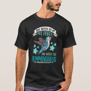 T-shirt Je Veux Juste M'Asseoir Sur Mon Porche Et Regarder