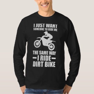 T-shirt Je veux juste me promener de la même façon que je 