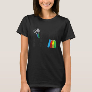 T-shirt Je Veux Juste Travailler Dans Mon Jardin Et Lire D