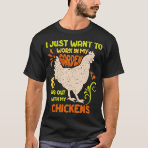 T-shirt Je Veux Juste Travailler Dans Mon Jardin Et Me Per