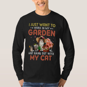 T-shirt Je Veux Juste Travailler Dans Mon Jardin Et Me Rac