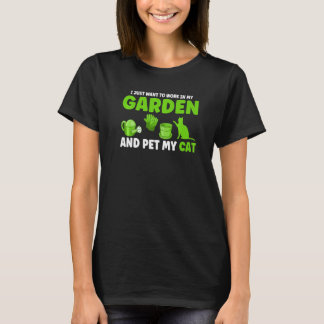 T-shirt Je Veux Juste Travailler Dans Mon Jardin Plante 1