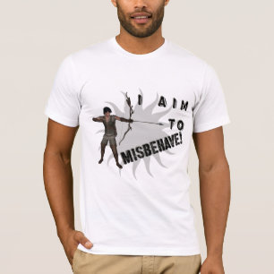 T-shirt Je veux me comporter mal !