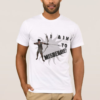T-shirt Je veux me comporter mal !