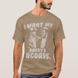 T-shirt Je veux mes disques Daddy Records Vintage petit am