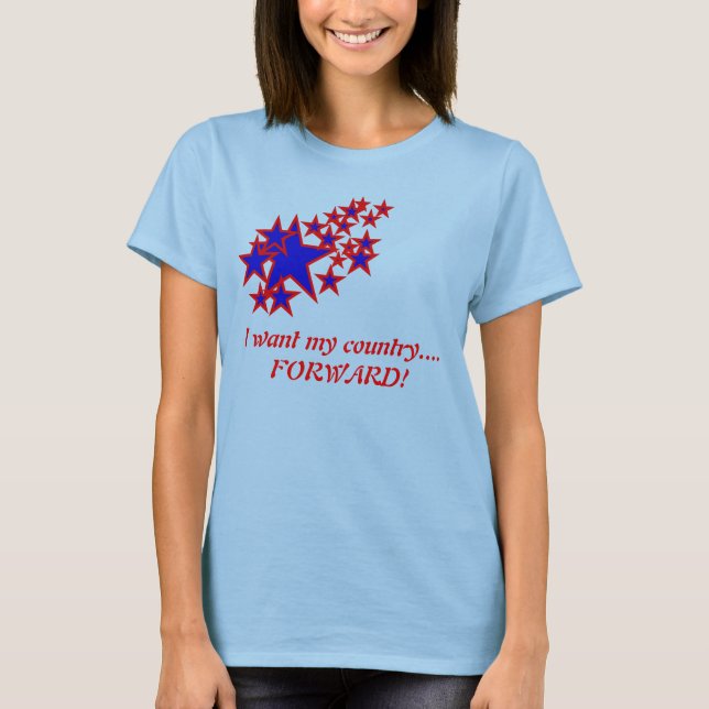 T-shirt Je veux mon pays...AVANT ! (Devant)