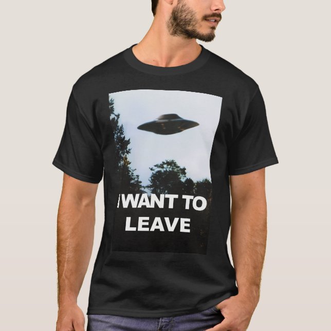 T-shirt Je veux partir (Devant)