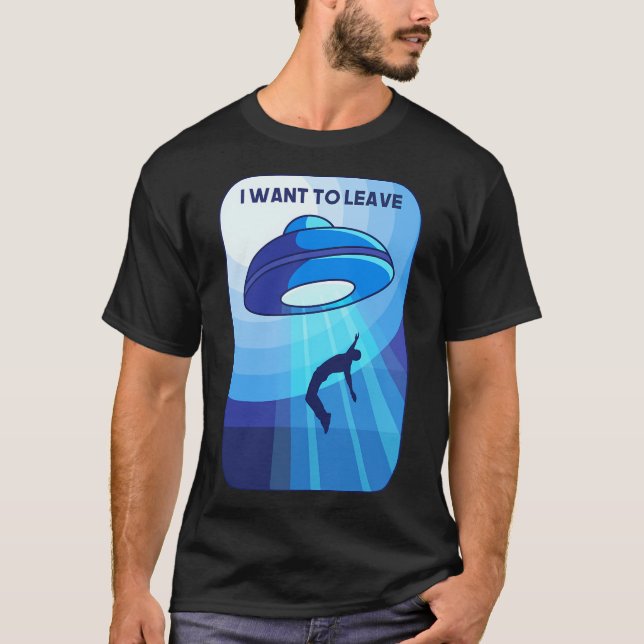 T-shirt Je veux partir (Devant)