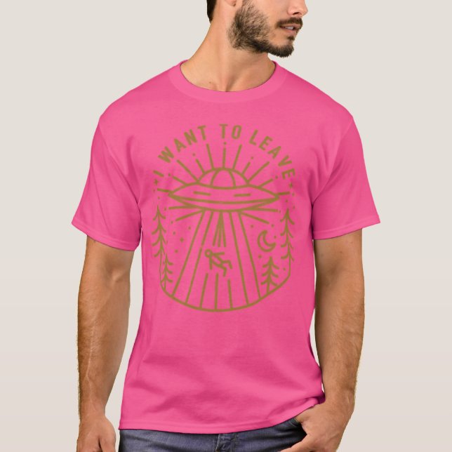 T-shirt Je veux partir (Devant)
