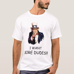 T-SHIRT JE VEUX PLUS DE TYPES