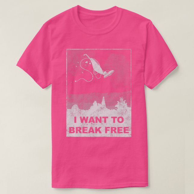 T-shirt Je veux rompre libre (Design devant)