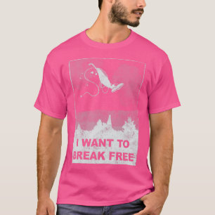 T-shirt Je veux rompre libre