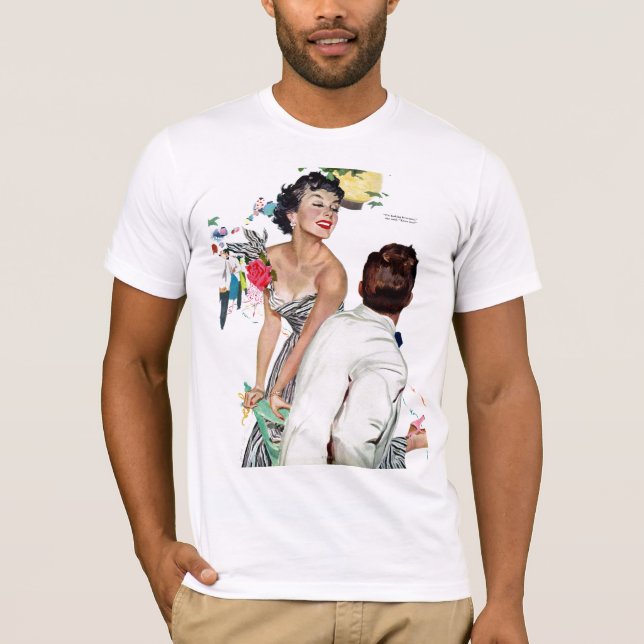T-shirt Je veux un homme (Devant)