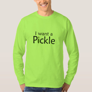 T-shirt Je veux une chemise de conserves au vinaigre