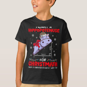 T-shirt Je veux une hypoténuse pour le professeur de mathé