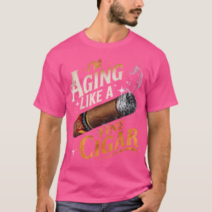 T-shirt JE Vieillis Comme Un Cigare De Qualité Amateur De 