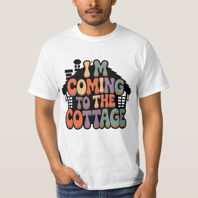 T-shirt Je viens au chalet (Devant)