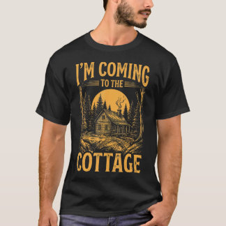 T-shirt JE VIENS AU Cottage Forêt Vintage
