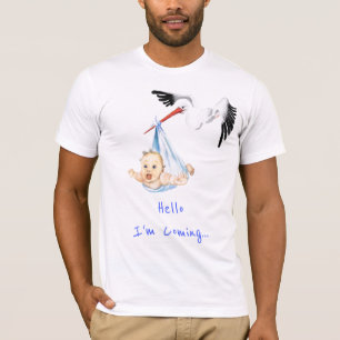 T-shirt Je viens... Chaussures porteuses de bébés amusan
