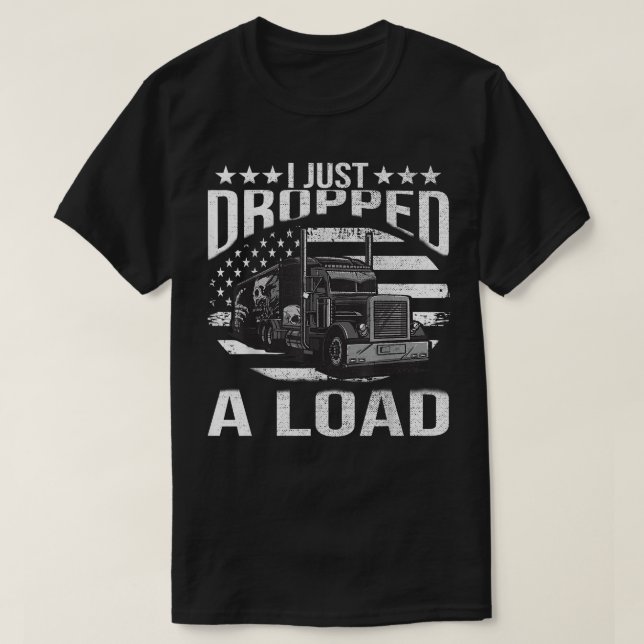 T-shirt Je Viens D'Abandonner Un Chargement Drôle Conducte (Design devant)