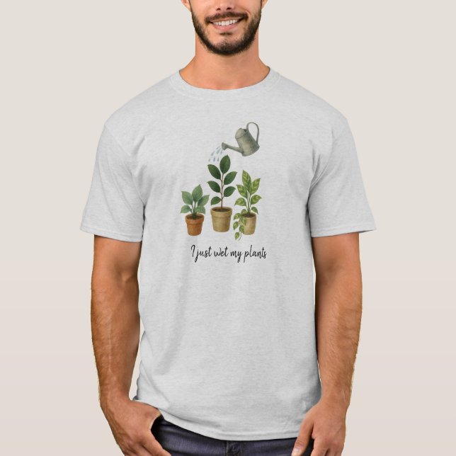 T-shirt Je Viens D'Accueillir Mes Plantes (Devant)
