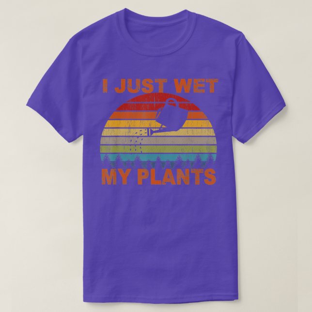 T-shirt Je viens d'accueillir mes Plantes Jardin de chemis (Design devant)
