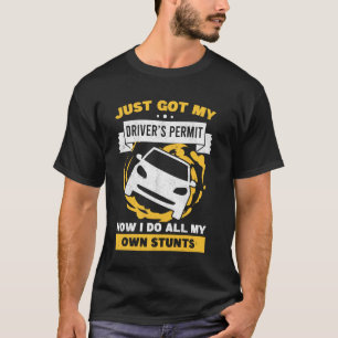 T-shirt Je Viens D'Avoir Mon Permis De Pilote Permis De Vo