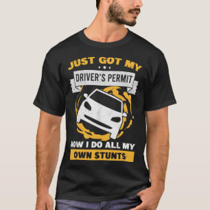 T-shirt Je Viens D'Avoir Mon Permis De Pilote Permis De Vo